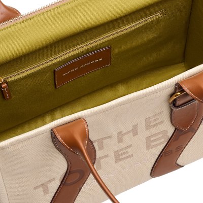 THE WAVY CANVAS LARGE TOTE BAG